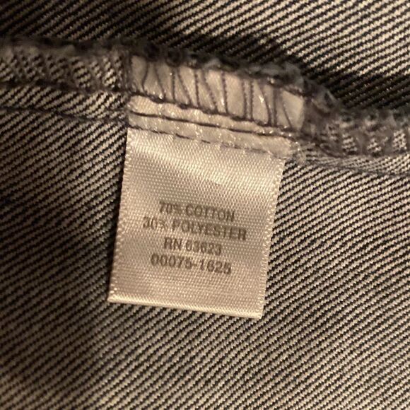 CJ Banks Denim Jean Jacket Size 1X Plus Size - Picture 8 of 12